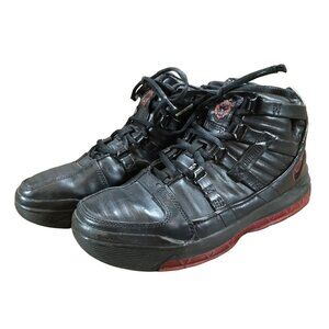 2006 Nike Zoom Lebron James III 3 OG SZ 5.5Y Black Crimson Red BRED 312168-004